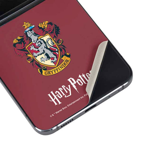 Wizarding World Harry Potter Gryffindor House Crest Galaxy Z Flip5 5G Skin